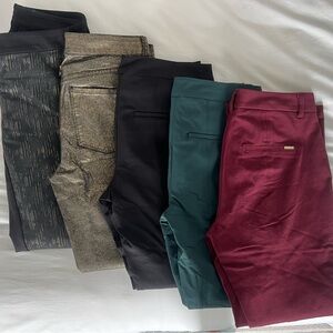 WHBM Stylish Multi-Color Pants Collection bundle